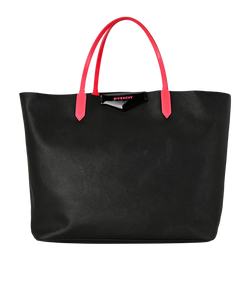 Antigona Tote, Leather, Black/Pink, 3CE1106, P, 2*